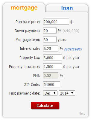 Mortgage Loan Calculator