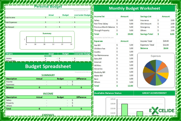 Excel Budget Templates Featured
