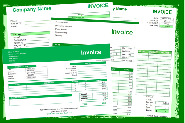 Blank Invoice Image