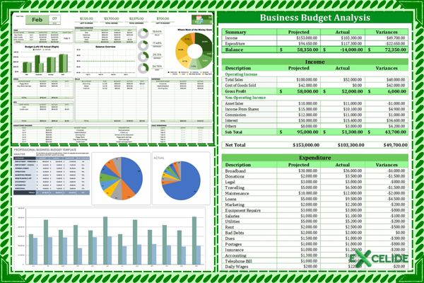 Business Budget Template Featured