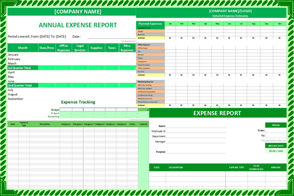 Expense Report Templates Featured