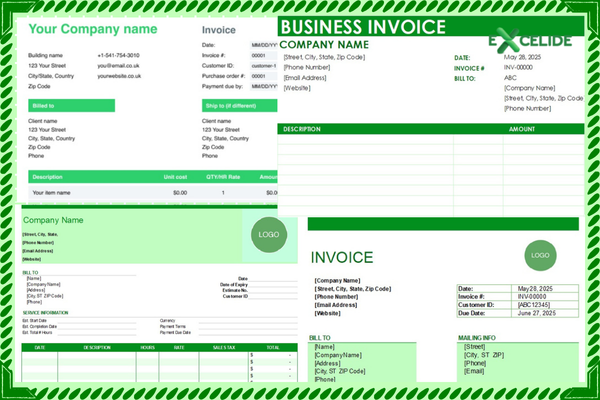 Company Invoice Template Featured