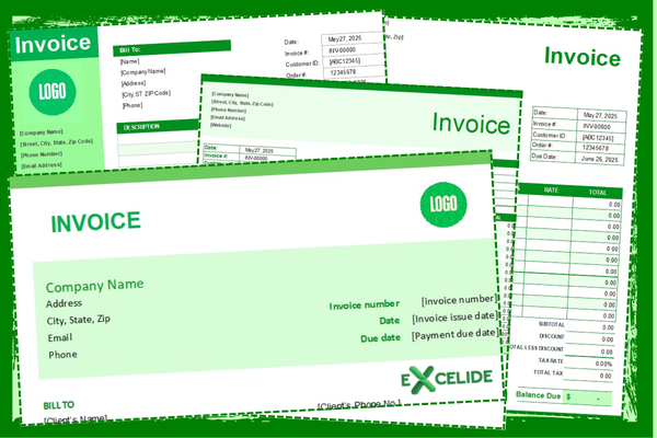 Photography Invoice Template Featured