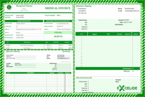 Physician Invoice Templates Featured